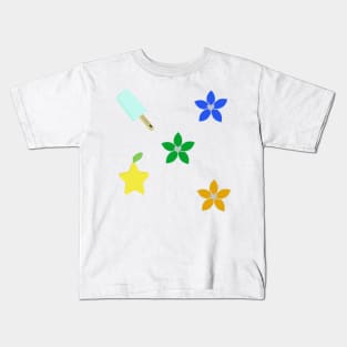 Sea Salt Ice Cream, Paopu Fruit, Wayfinders Icons Kids T-Shirt